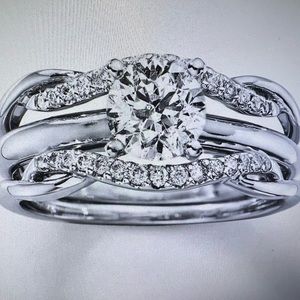 BEAUTIFUL WEDDING SET purchased from Kay Jewelers